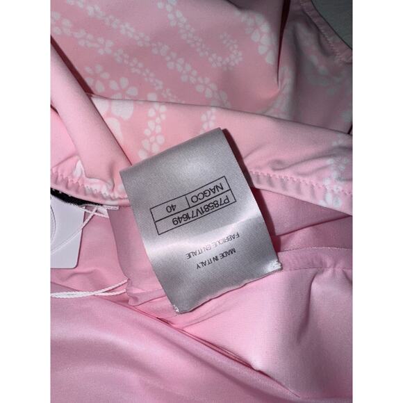 Chanel 25M Coco Beach Pink CC Logo One Piece Swim Swimsuit Runway Bathingsuit 40 - Picture 16 of 16